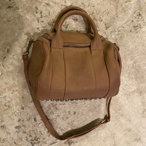 Alexander Wang Mini Rockie Duffel Bag in Biscuit